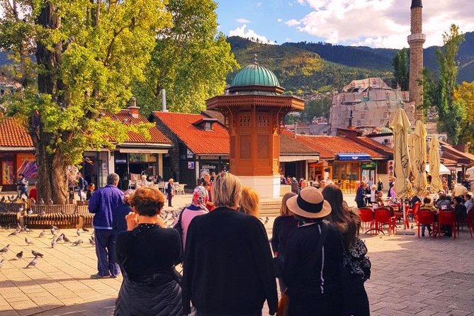 Delicious Sarajevo: Eat, Walk & Discover City Tour - Walking Sarajevo’s central landmarks