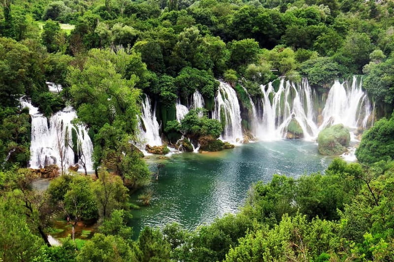 From Dubrovni:Mostar, Kravica Waterfalls, and Kajtaz Tour - Key points at a glance