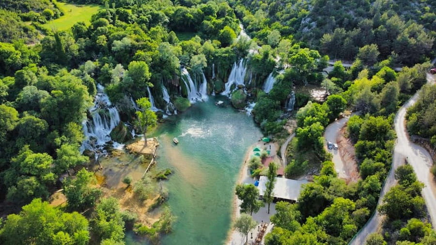 From Makarska : Mostar and Kravica Waterfalls Day Trip - Leaving the Makarska Riviera by private van
