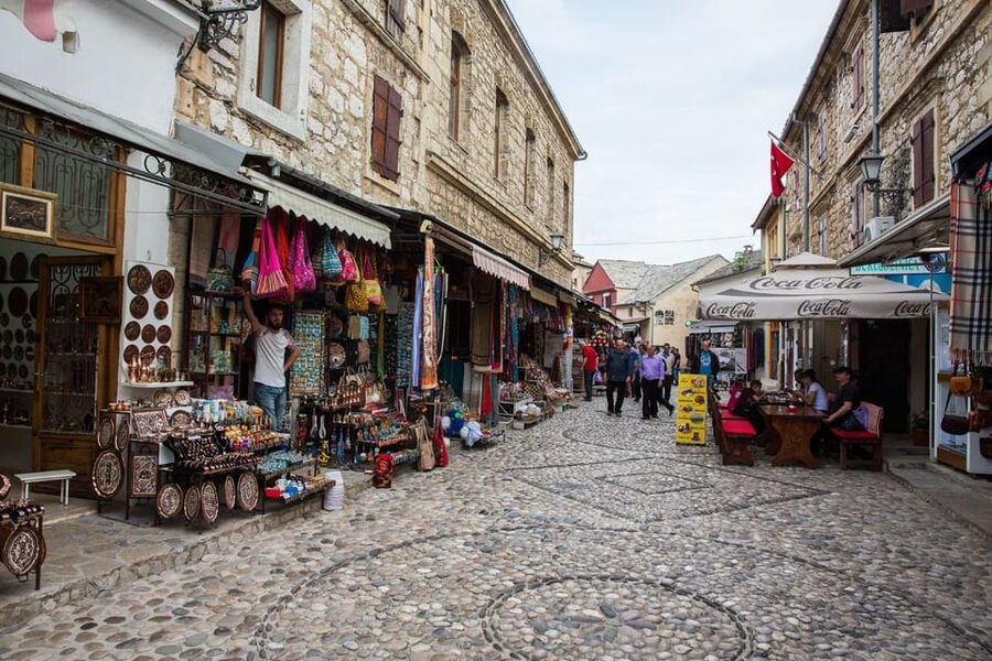 From Makarska : Mostar and Kravica Waterfalls Day Trip - Eating, shopping, and finding your own route