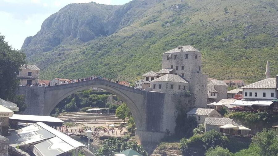 From Split or Trogir: Tour to Mostar and Kravice Waterfalls - Bazaar streets, mosque views, and Mostar coffee