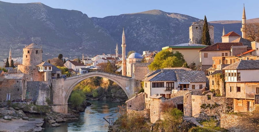 From Split or Trogir: Tour to Mostar and Kravice Waterfalls - Stari Most, the bridge that gives Mostar its name