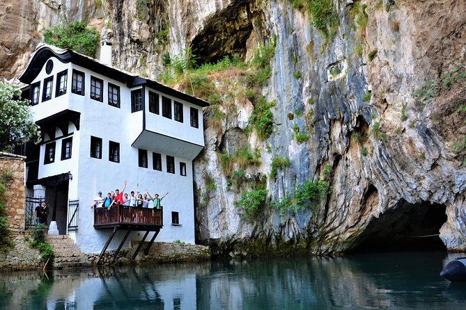 Herzegovina Day Tour from Mostar: Blagaj, Pocitej, Kravice falls (Join Us! :D) - Blagaj Tekija, where river and religion meet