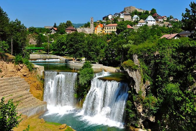 Jajce and Travnik Historical Tour - Day Tour from Sarajevo - Jajce Fortress and the waterfall inside town