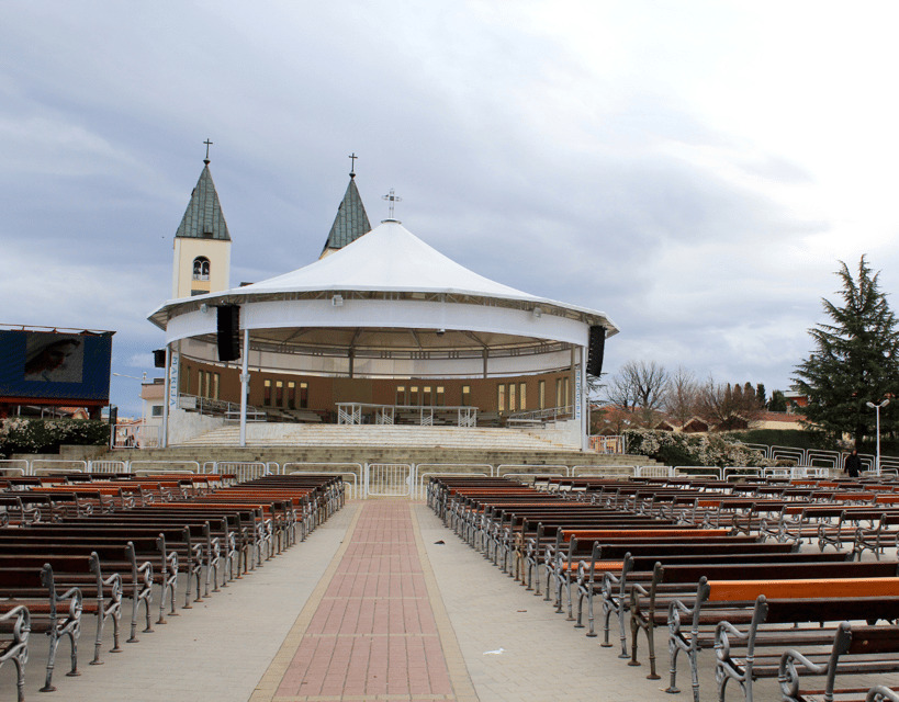 Medjugorje Group Tour from Dubrovnik - St. James Church and the town center