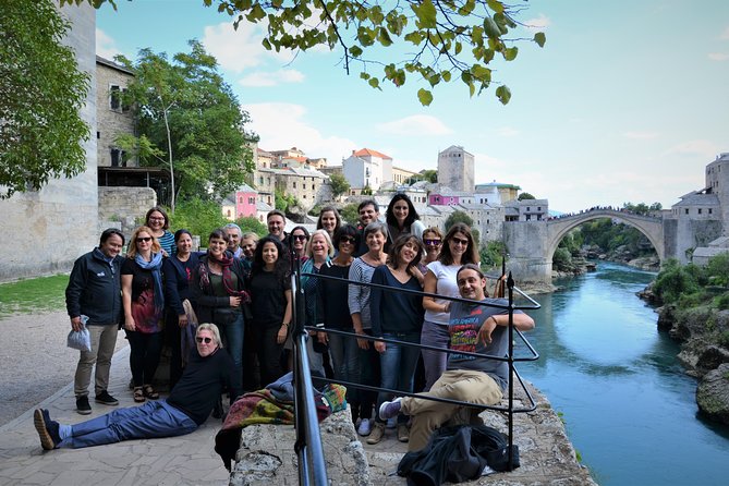 Mostar city Tour - Plane trees, newer streets, and Yugoslav-era planning