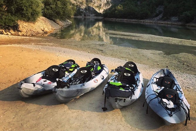 Neretva kayak canoe safari - The Secret Beach: Swimming, Picnic Time, and Rock Jumps