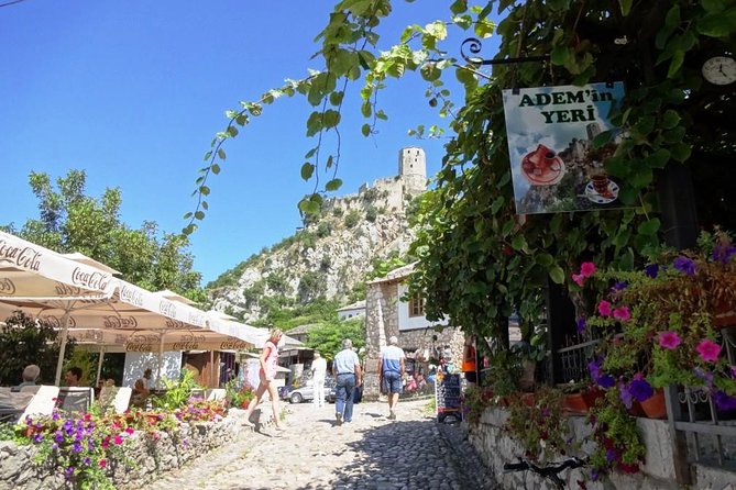 Pocitelj City Tour - The tower and the view toward the Neretva