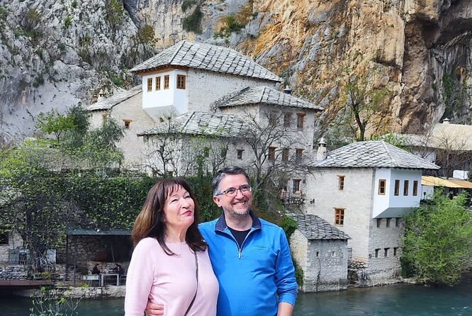 PRIVATE SUNNY HERZEGOVINA TOUR (Mostar + Kravice Falls + 3cities) - Blagaj Tekija beside the Buna spring