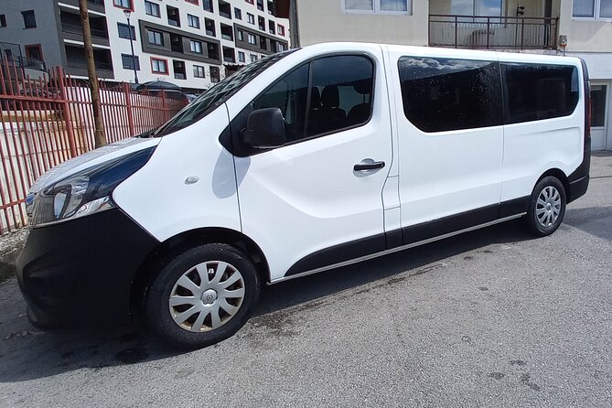 Private Transfer from Sarajevo Airport SJJ to Tuzla - Leaving Sarajevo Airport in a private minivan