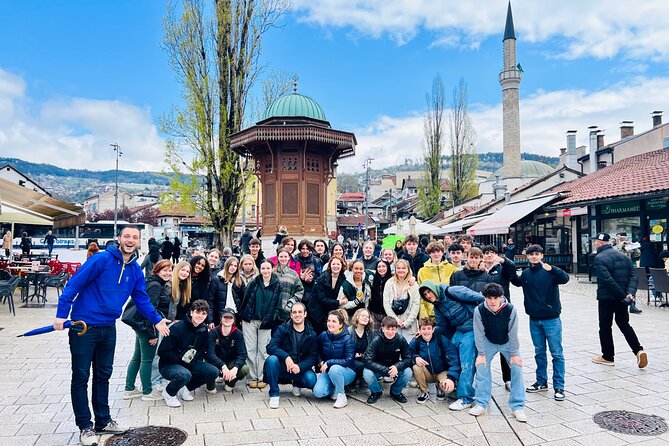 PROFESSIONAL SARAJEVO WALKING TOUR - With guide who guided STING! - Key points at a glance