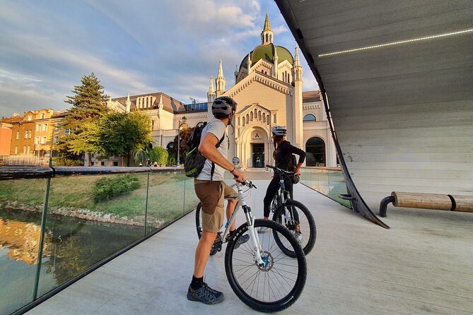 Sarajevo City SIghtseeing / War Bike Tour - The Parliament building and the modern city