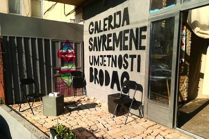 SARAJEVO CONCEPTUAL ART TOUR (galleries, art and arhitecture) - Ferhadija Street and Sarajevo’s red memorial scars
