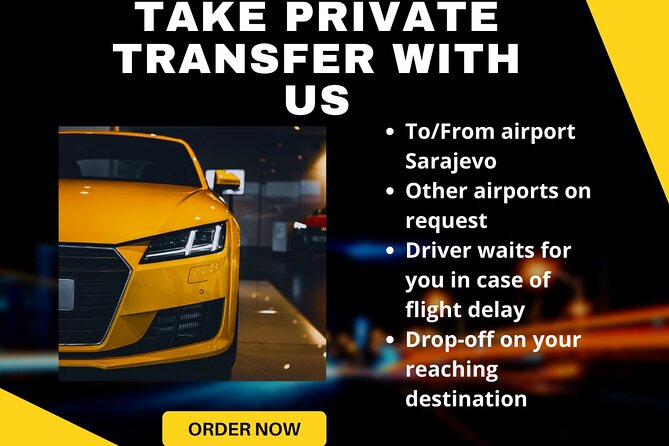 Sarajevo: Shuttle to/from Sarajevo Intl. Airport - Choosing the right vehicle for your party