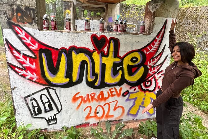 SARAJEVO STREET ART WORKSHOP (enjoy nature & spray on bobsleigh) - The bobsleigh track as your canvas