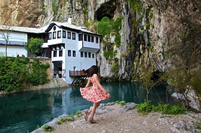 Sarajevo to Dubrovnik: One-Way Tour via Mostar, Kravica Falls, Blagaj & Pocitelj - Kravica Falls: a wet and lively finish