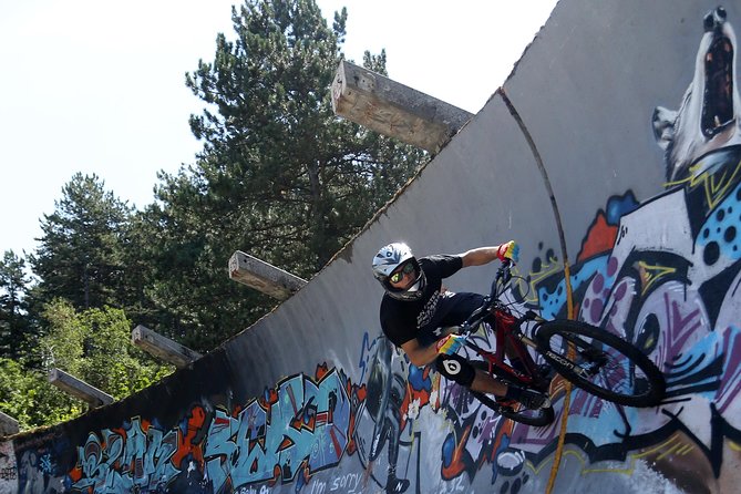 Trebevic Mountain Biking Tour from Sarajevo - Bobsleigh Track - The descent through rock, forest, and asphalt