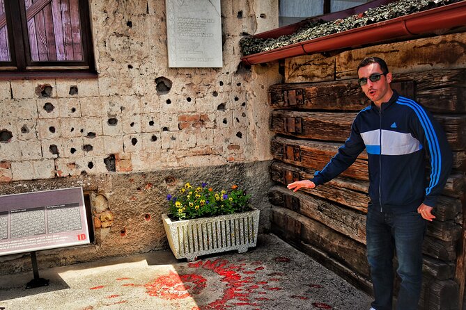 WAR TUNNEL - Sarajevo's only way of a communication during the WAR - Top secret - Sniper Alley from the road